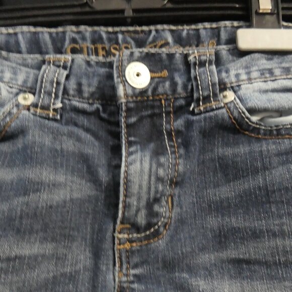 GUESS JEANS | 6x | Daredevil Skinny Leg | Faded Blue Denim Jeans - Picture 4 of 16